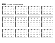 Printable Business Calendars - CalendarsQuick