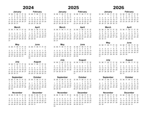 Printable Yearly Calendars Calendarsquick