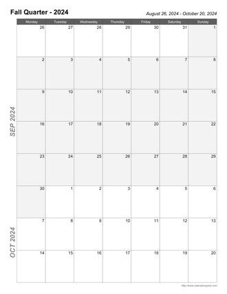 Printable Academic Calendars - CalendarsQuick