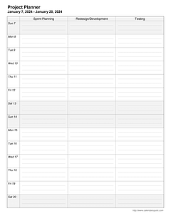 Printable Business Calendars - CalendarsQuick