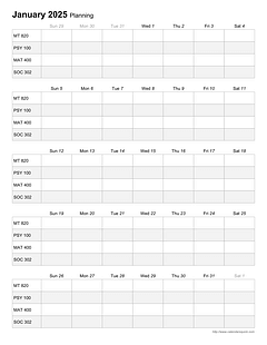 Printable Academic Calendars - CalendarsQuick