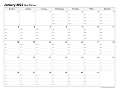 Printable Household Calendars - CalendarsQuick