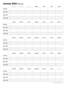 Printable Academic Calendars - CalendarsQuick